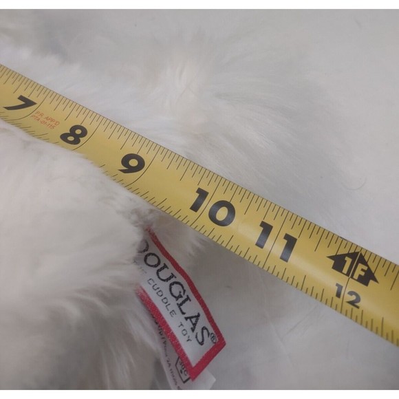 Douglas Realistic Pomeranian Plush Phoebe White Pomsky Dog Stuffed Animal 9” - Picture 7 of 7